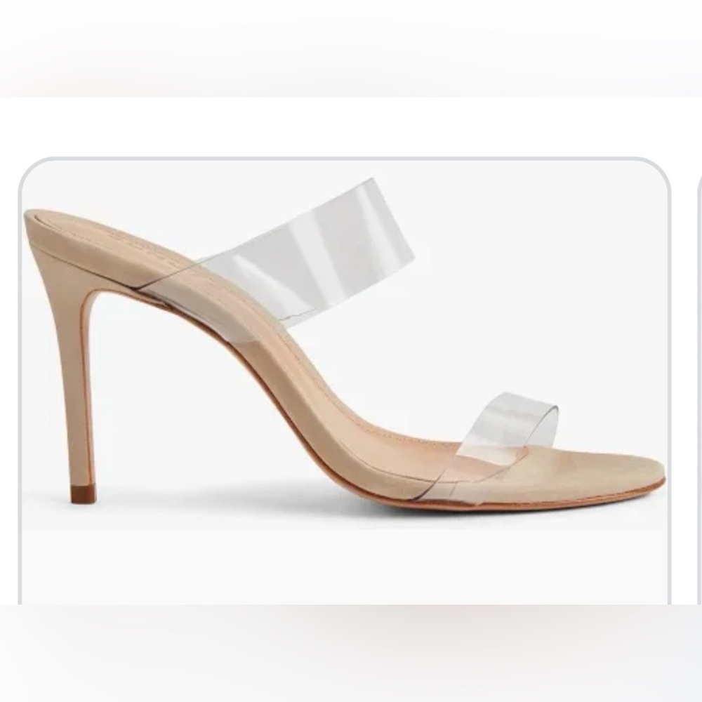 Schutz Arielle Women's Clear Strap Sandals heels 9.5